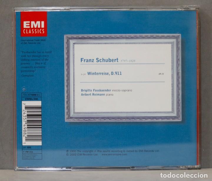 CDs de m&uacute;sica: CD. WINTERREISE. SCHUBERT - Foto 2