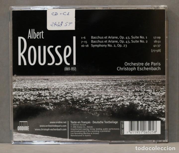 CDs de m&uacute;sica: CD. ROUSSEL. SYMPHONY 2. BACCHUS ET ARIANE - Foto 2