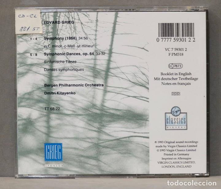 CDs de m&uacute;sica: CD. SYMPHONIC DANCES. GRIEG. KITAYENKO - Foto 2