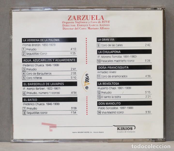 CDs de m&uacute;sica: CD. ZARZUELA. KIRIOS - Foto 2