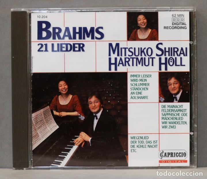 CDs de m&uacute;sica: CD. 21 LIEDER. BRAHMS. SHIRAI. HOLL - Foto 1