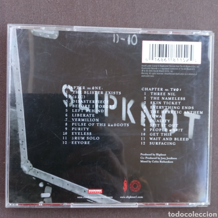 CDs de m&uacute;sica: Doble cd SLIPKNOT &rdquo;9.0 LIVE&rdquo; - Foto 2