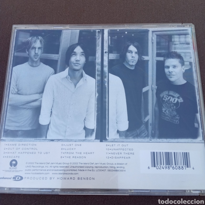 CDs de m&uacute;sica: Cd HOOBASTANK &rdquo; THE REASON&rdquo; - Foto 2