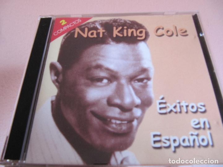 CDs de m&uacute;sica: NAT KING COLE EXITOS EN ESPA&Ntilde;OL 2 COMPACTOS-RARO - Foto 1