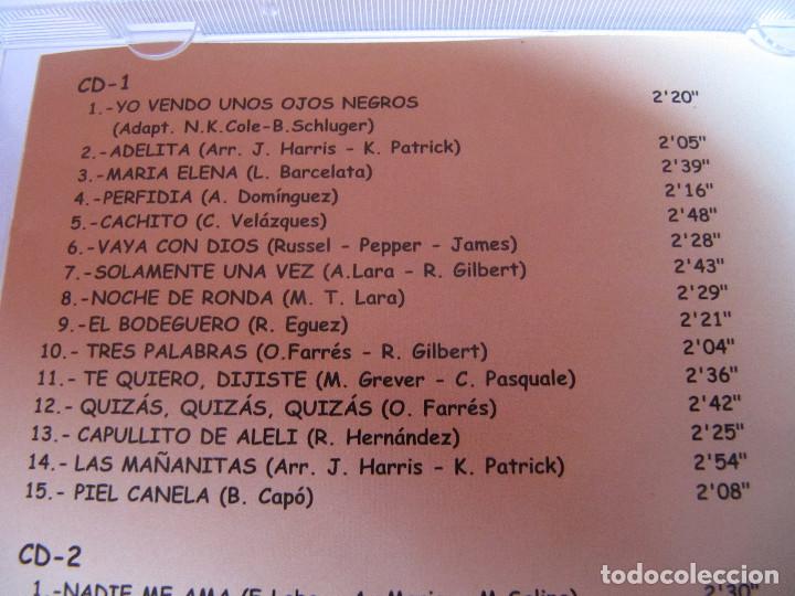 CDs de m&uacute;sica: NAT KING COLE EXITOS EN ESPA&Ntilde;OL 2 COMPACTOS-RARO - Foto 5