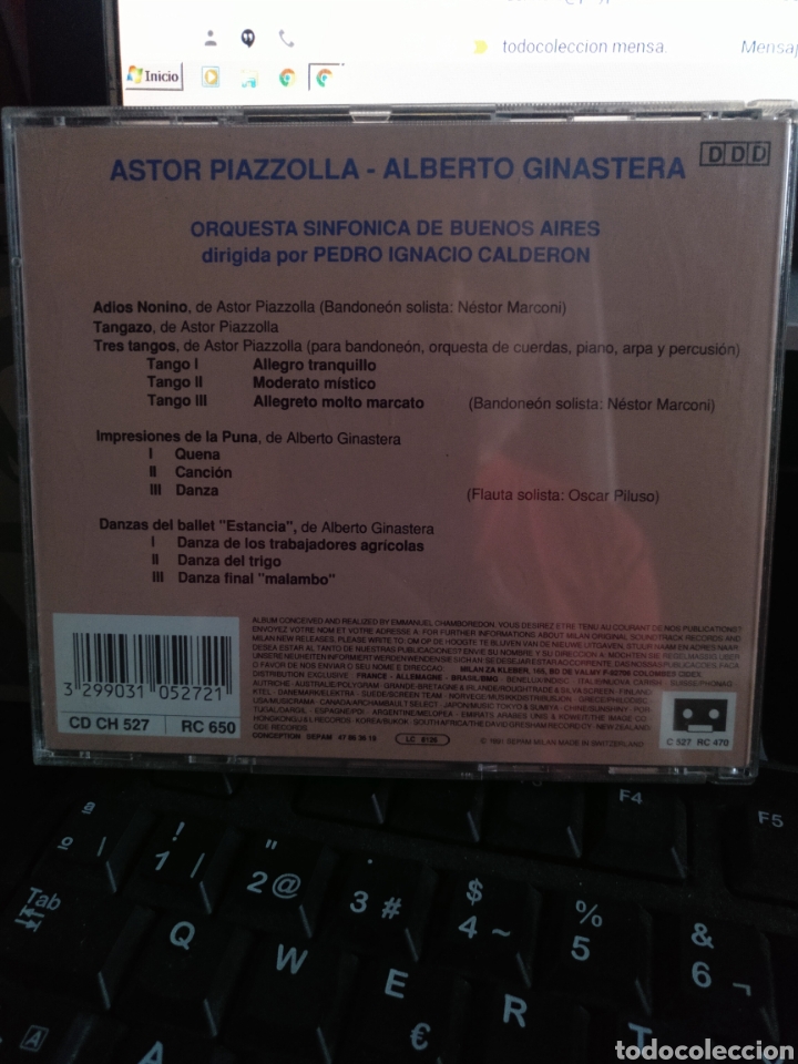 CDs de m&uacute;sica: Piazzolla/Ginastera - Foto 2