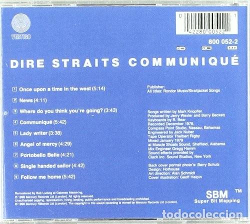 CDs de m&uacute;sica: Dire Straits - Communiqu&eacute; - CD - Foto 2