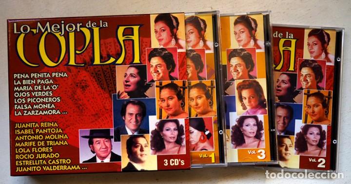CDs de m&uacute;sica: Lo Mejor de la Copla. 3 CD&acute;s - Foto 1