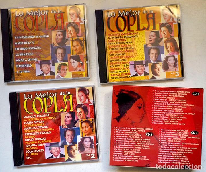CDs de m&uacute;sica: Lo Mejor de la Copla. 3 CD&acute;s - Foto 2