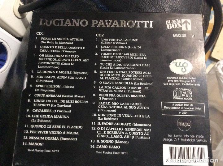 CDs de m&uacute;sica: LUCIANO PAVAROTTI - La Donna e Mobile 2 cd 28temas - Foto 2