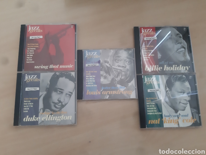 CDs de M&uacute;sica: 5 CD Jazz Greats (Volumen I,II,III,IV y V)