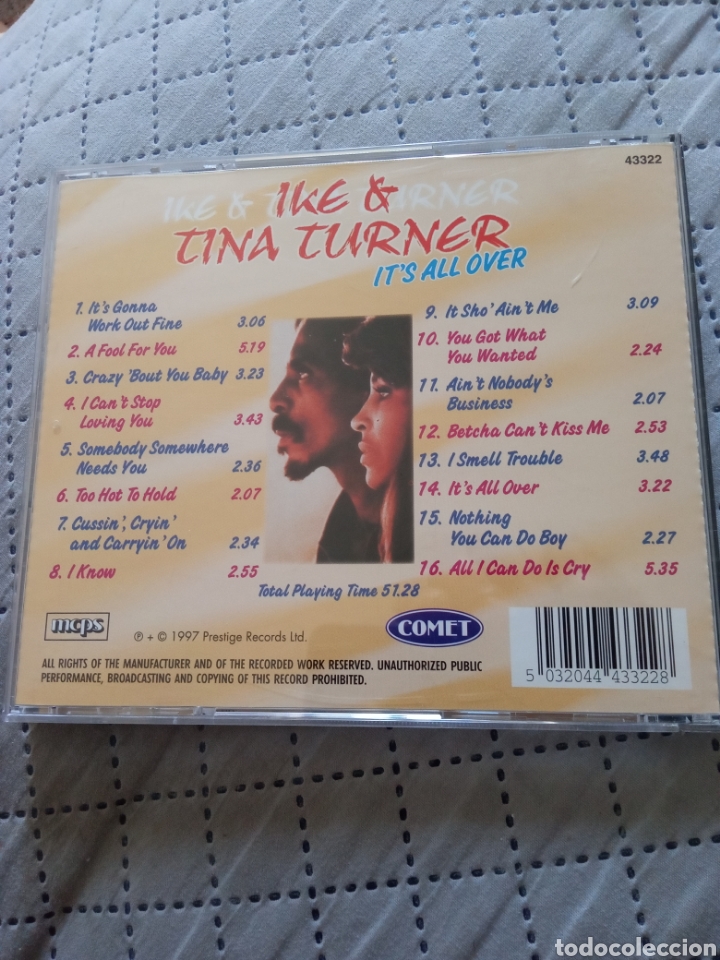 CDs de m&uacute;sica: Cd IKE & TINA TURNER &rdquo; ITS ALL OVER&rdquo; - Foto 2