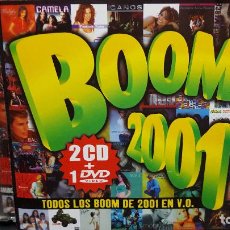 CDs de Música: BOOM 2001 - 2 CD + DVD RAPHAEL & CAPRICE ROXETTE MONICA NARANJO THALIA MALU PEPETO