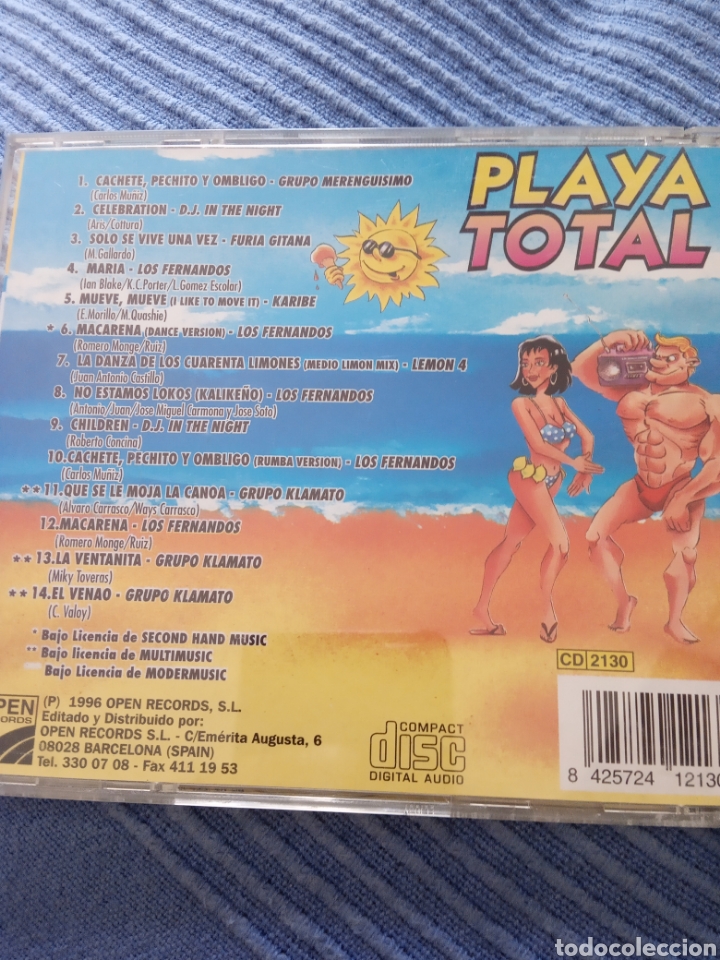 CDs de m&uacute;sica: Cd VARIOS PLAYA TOTAL - Foto 2