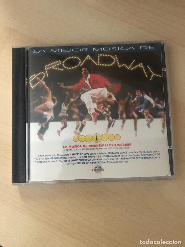 CDs de m&uacute;sica: CD LA MEJOR M&Uacute;SICA DE BROADWAY 1 - Foto 1