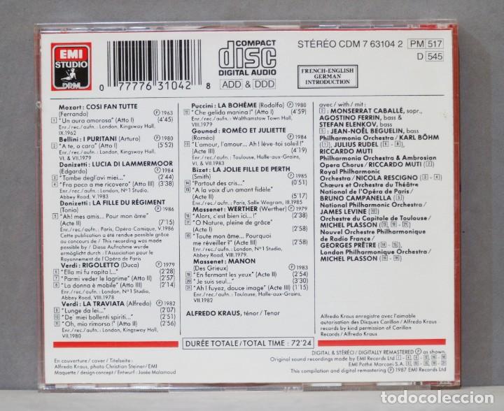 CDs de m&uacute;sica: CD. KRAUS. OPERA ARIAS. WERTHER. MANON - Foto 2