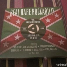 CDs de Música: CD REAL RARE ROCKABILLY 3 CD´S PRECINTADO