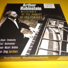 CDs de Música: ARTHUR RUBINSTEIN / MILESTONES OF A LEGEND / 12 ALBUMES COMPLETOS EN 10 CD. Lote 276541283