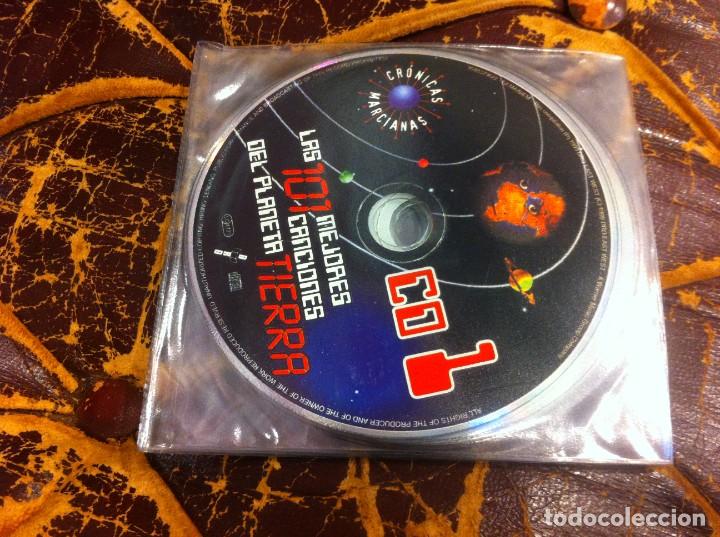 CD di Musica: 5 CD SIN CARCASA. LAS 101 MEJORES CANCIONES DEL PLANETA TIERRA. CR&Oacute;NICAS MARCIANAS.