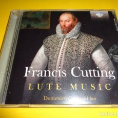 CDs de Música: FRANCIS CUTTING / LUTE MUSIC / DOMENICO CESARANI / BRILLIANT CLASSICS / CD. Lote 276378728
