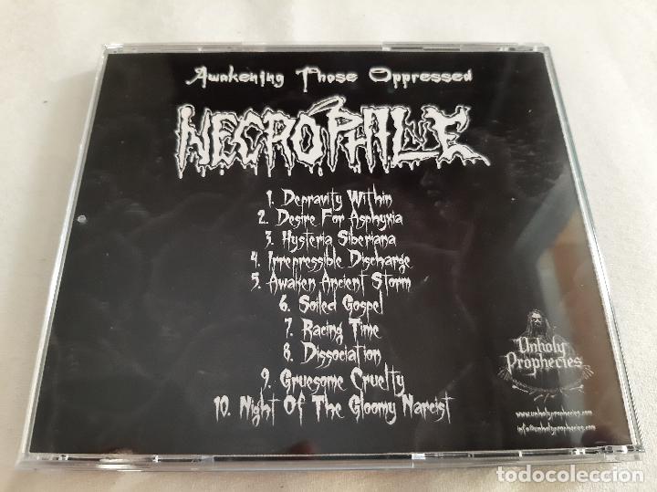 CDs de m&uacute;sica: NECROPHILE -AWAKENING THOSE OPPRESSED- (2017) CD - Foto 4