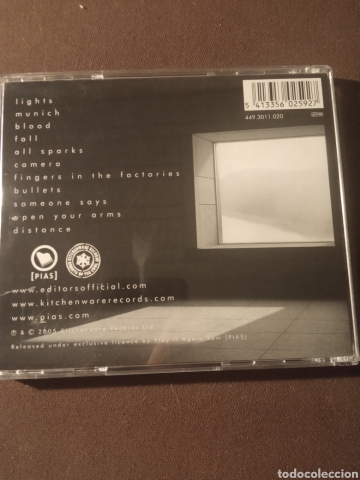 CDs de m&uacute;sica: Cd EDITORS &rdquo;THE BACK ROOM&rdquo; - Foto 2