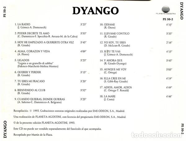 CDs de m&uacute;sica: Dyango CD planeta-agostini 1993 - Foto 2