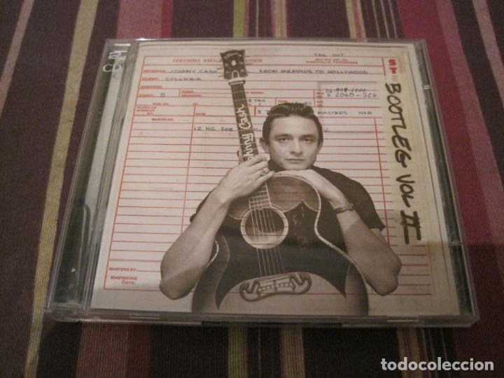 CD JOHNNY CASH BOOTLEG VOL.II FROM MEMPHIS TO HOLLYWOOD SUN & COLUMBIA TAPES 2 CD´S + LIBRETO (Música - CD's Country y Folk)