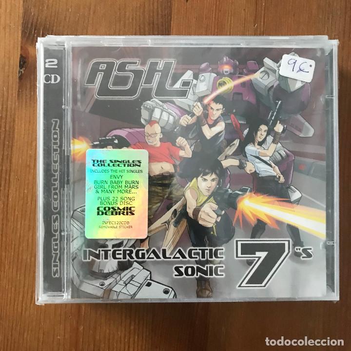 CDs de m&uacute;sica: ASH - INTERGALACTIC SONIC 7S + COSMIC DEBRIS - CD DOBLE INFECTIOUS NUEVO - Foto 1