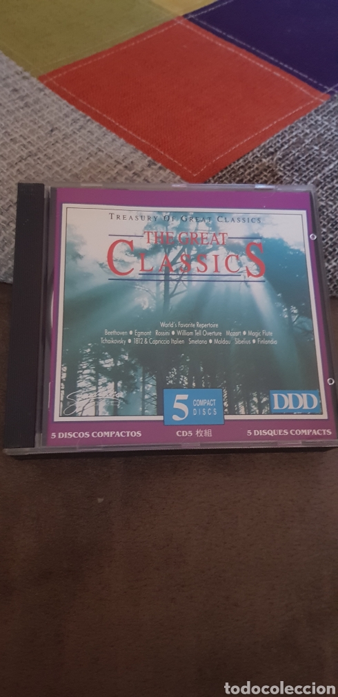 Music CDs: 5 CD THE GREAT CLASSICS