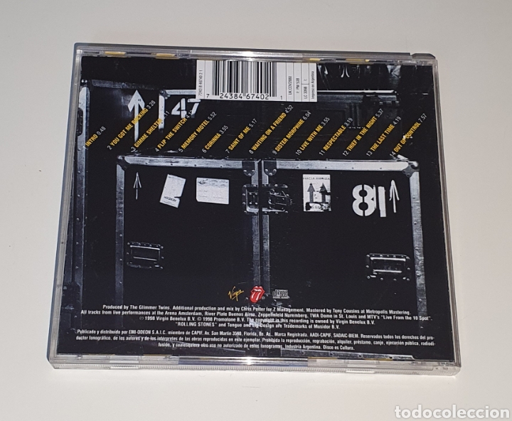 CDs de m&uacute;sica: THE ROLLING STONES / CD 1998 ARGENTINA / NO SECURITY - Foto 3