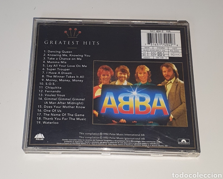 CDs de m&uacute;sica: ABBA / CD 1992 SPAIN / GOLD (GREATEST HITS) - Foto 3
