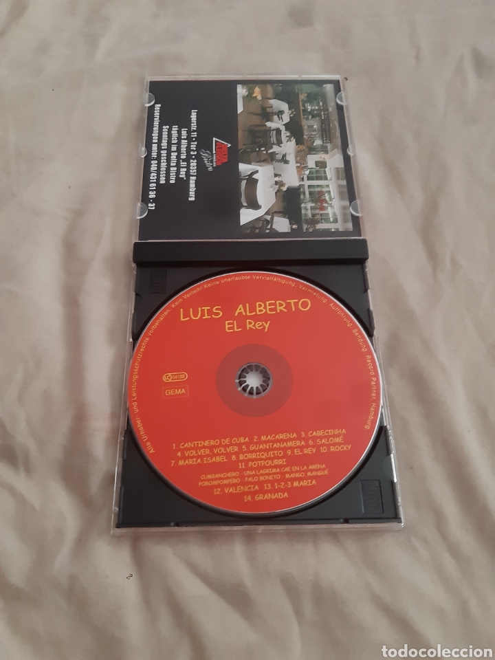 CDs de m&uacute;sica: CD Luis Alberto -El Rey- - Foto 3