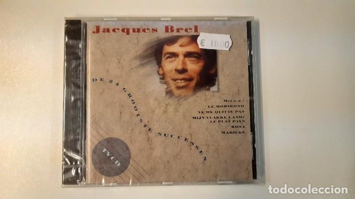 CDs de m&uacute;sica: Jacques Brel - De 24 Grootste Successen (CD, Comp) *Precintado* - Foto 1