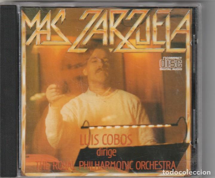 CDs de m&uacute;sica: LUIS COBOS - MAS ZARZUELA (CD CBS 1988) SIN CODIGO DE BARRAS - Foto 1