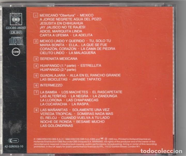 CDs de m&uacute;sica: LUIS COBOS - MEXICANO (CD CBS 1988) SIN CODIGO DE BARRAS - Foto 2