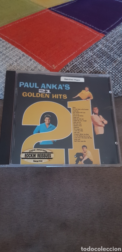 CDs de Musique: CD PAUL ANKA'S 21 GOLDEN HITS