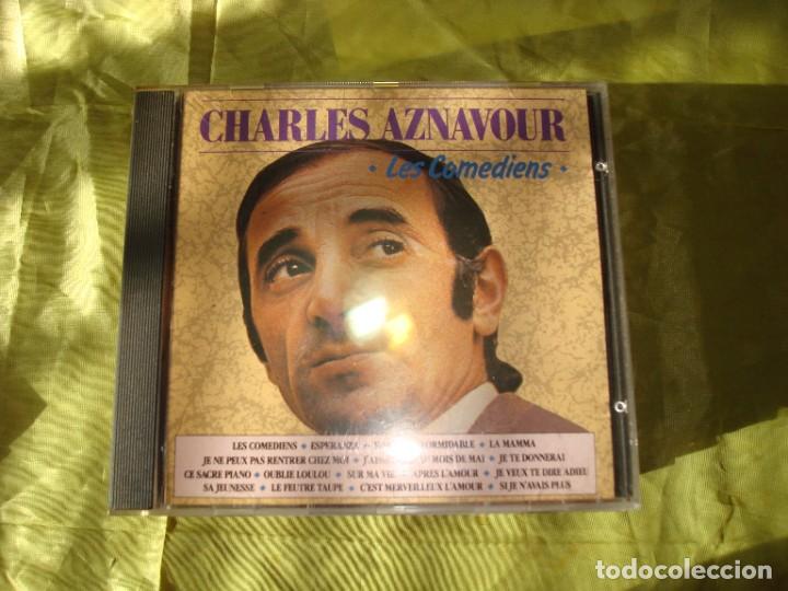CDs de m&uacute;sica: CHARLES AZNAVOUR. LES COMEDIENS. CD. IMPECABLE - Foto 1