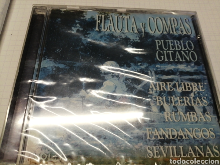CDs de m&uacute;sica: FLAUTA Y COMPAS PUEBLO GITANO VOL, 1 - Foto 1