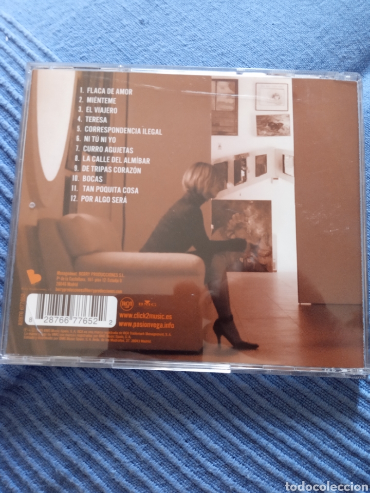 CDs de m&uacute;sica: Cd PASI&Oacute;N VEGA &rdquo; FLACA DE AMOR &rdquo; - Foto 2
