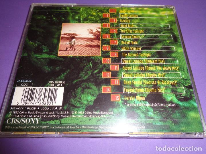 CDs de m&uacute;sica: DEEP FOREST / WORLD MIX / CBS - SONY / CD - Foto 2