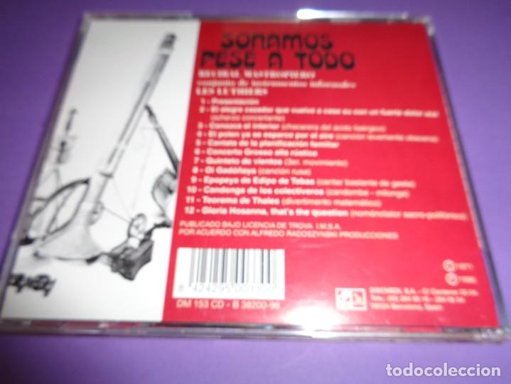 CDs de m&uacute;sica: LES LUTHIERS / SONAMOS PESE A TODO / CD - Foto 2