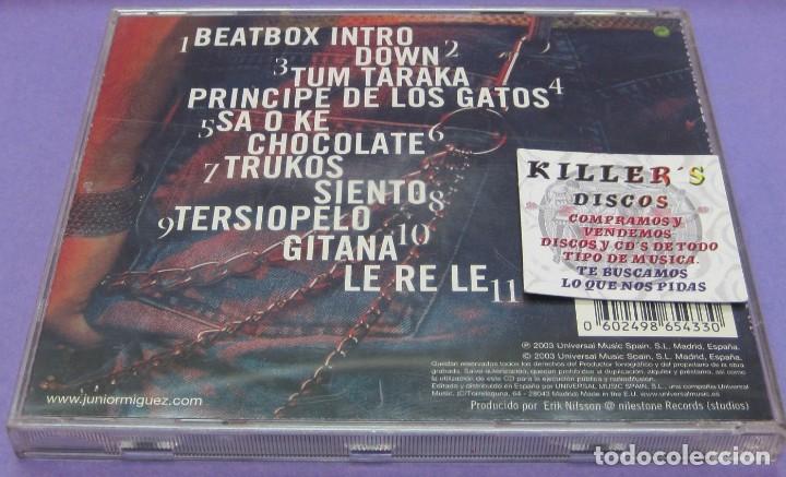CDs de m&uacute;sica: Junior M&iacute;guez - Pr&iacute;ncipe de los Gatos - CD - Foto 2
