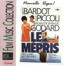 CDs de Música: LE MÉPRIS... / GEORGES DELERUE, MICHEL LEGRAND, PIERRE JANSEN CD BSO. Lote 277099043