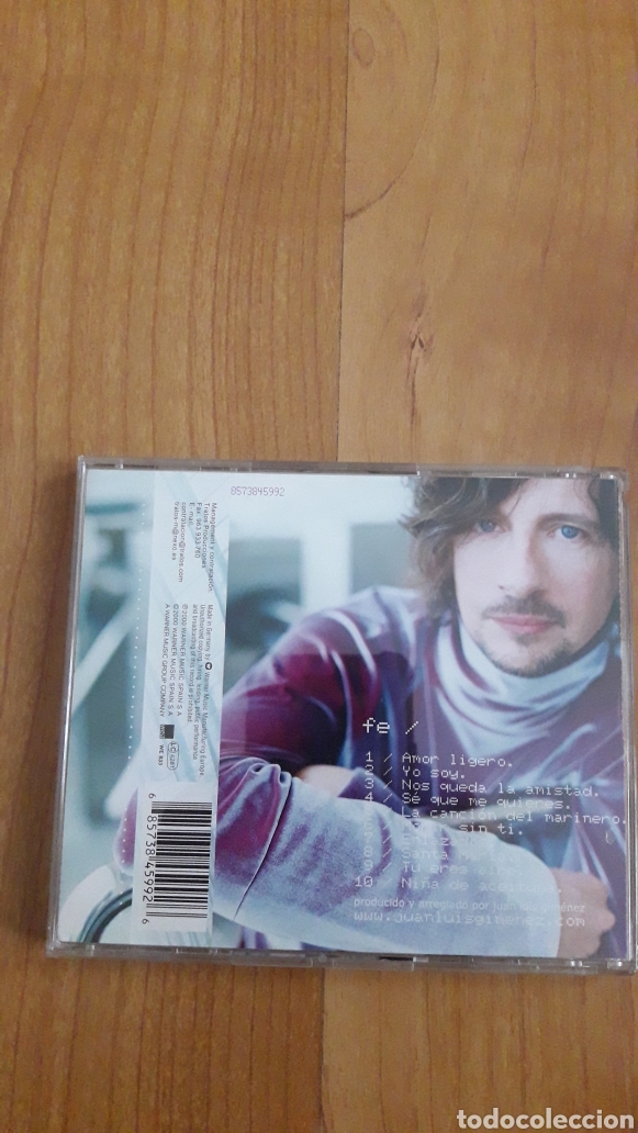 CDs de m&uacute;sica: JUAN LUIS GIM&Eacute;NEZ. F&Eacute; - Foto 2
