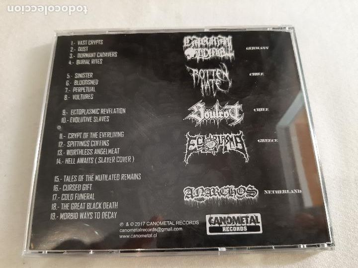 CDs de m&uacute;sica: RECOPILATORIO -5WAY SPLIT- (2017) CD - Foto 3