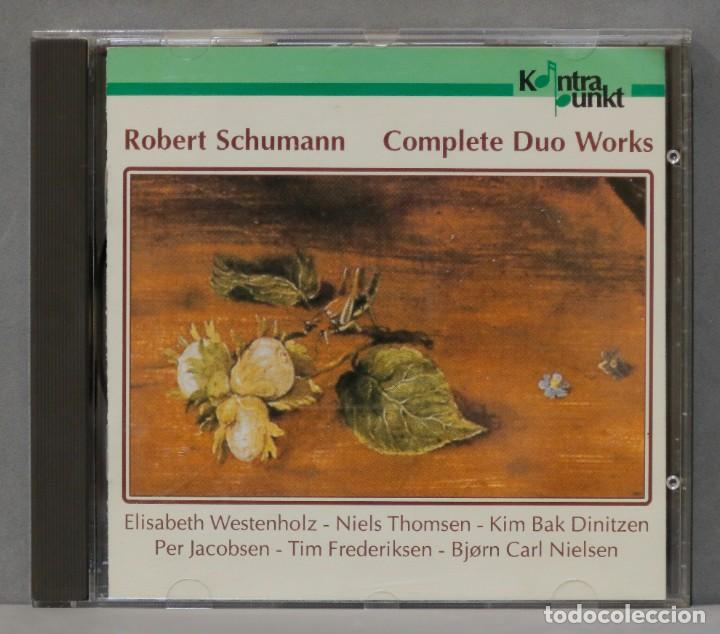CDs de m&uacute;sica: CD. SCHUMANN. COMPLETE DUO WORKS - Foto 1