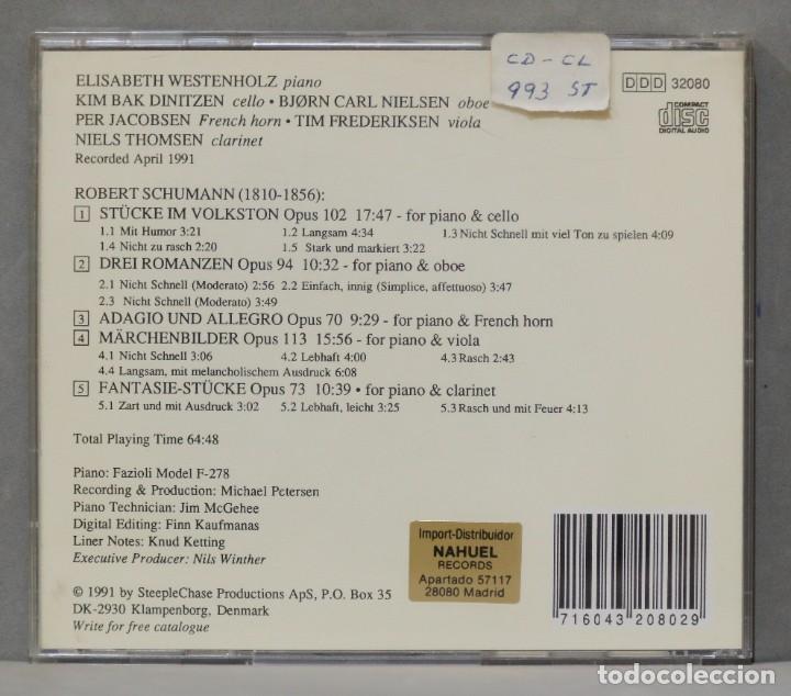 CDs de m&uacute;sica: CD. SCHUMANN. COMPLETE DUO WORKS - Foto 2