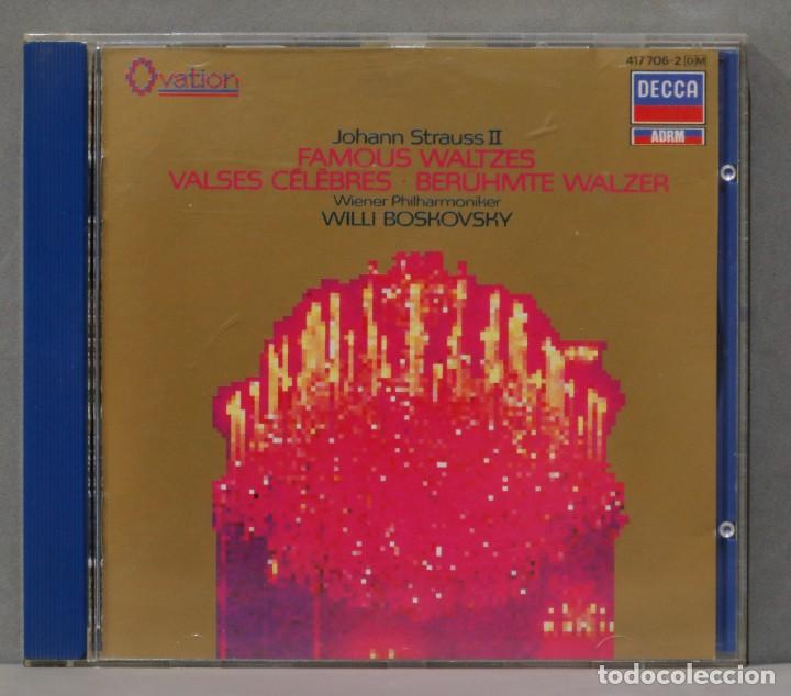 CDs de m&uacute;sica: CD. FAMOUS WALTZES. STRAUSS. BOSKOVSKY - Foto 1