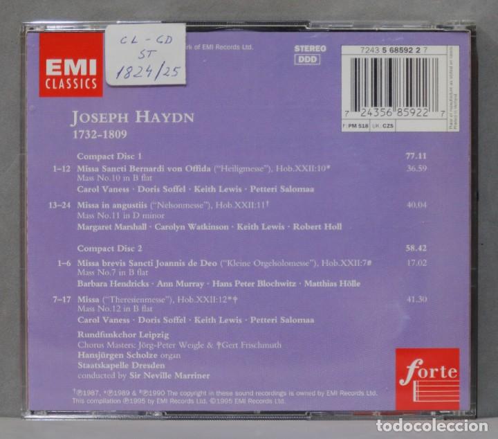 CDs de m&uacute;sica: 2 CD. HAYDN. MASSES. MARRINER - Foto 2